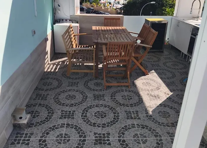 Vakantiehuis Ocean 77 Ocean View Duplex Private Rooftop Jacuzzi Costa Adeje (Tenerife)
